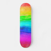 Regenbogenfarbe Skateboard (Vorderseite)