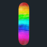 Regenbogenfarbe Skateboard<br><div class="desc">Rainbow WatercolorEgal,  ob Sie auf der Half-Pipe Grinds oder Kickflips auf der Straße machen,  dieses Wettkampfbrett hat den höchsten Pop! Unsere Decks sind aus hochwertigem Hartgestein gefertigt und verfügen über einen einzigartigen Druckprozess. Sie bekommen das beste Skateboard der Welt.</div>