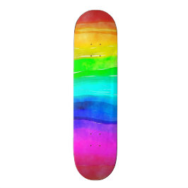 Regenbogenfarbe Skateboard