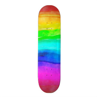 Regenbogenfarbe Skateboard