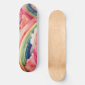 Regenbogenfarbe Skateboard (Vorderseite)