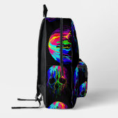 Regenbogenfarbe Skull-Tropfen Bedruckter Rucksack (Links)