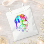 Regenbogenfarbe Skull-Tropfen Geschenktütchen (Ausgeschnitten)