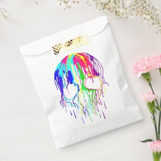 Regenbogenfarbe Skull-Tropfen Geschenktütchen (Versiegelt)