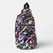 Regenbogenfarbe Spritze extrem: Crossbody Bag (Vorderseite)