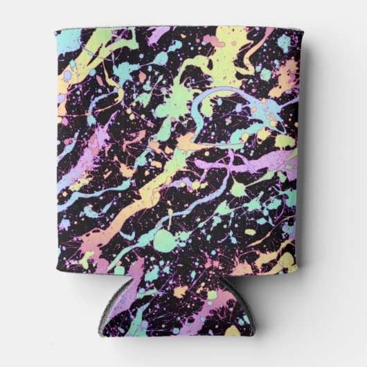 Regenbogenfarbe Spritze extrem: Dosenkühler (Vorderseite)