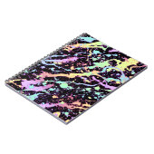 Regenbogenfarbe Spritze extrem: Notizblock (Linke Seite)