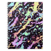 Regenbogenfarbe Spritze extrem: Notizblock (Vorderseite)