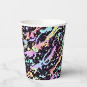 Regenbogenfarbe Spritze extrem: Pappbecher (Links)