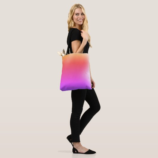 Regenbogenfarbe tasche (Am Model)