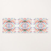 Regenbogenfarben Abstrakt Yogamatte (Vorderseite (Horizontal))