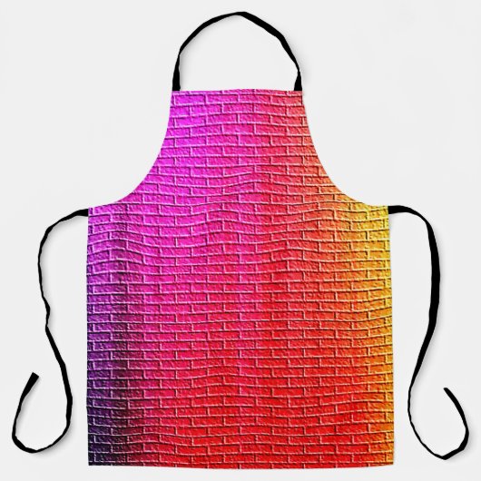 Regenbogenfarben abstraktes Hintergrundbild. Farbv Schürze (Vorderseite)
