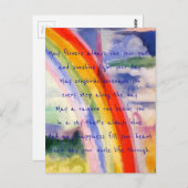 Regenbogenfarben (Alternative 3) Postkarte (Vorne/Hinten)