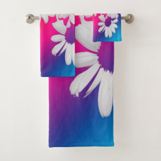 Regenbogenfarben Badhandtuch Set
