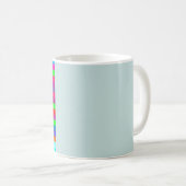 REGENBOGENFARBEN BESTER FREUND BFF KAFFEETASSEN (VorderseiteRechts)