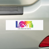 Regenbogenfarben der Liebe Autoaufkleber (Auf Auto)