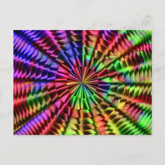 Regenbogenfarben des Lebens_ Postkarte (Vorderseite)