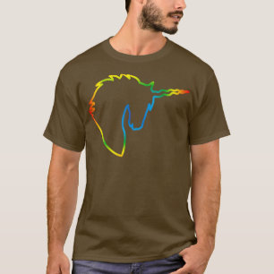 Regenbogenfarben Einhorn 11 T-Shirt