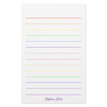 Regenbogenfarben Farbige Hübsche Niedliche Monogra