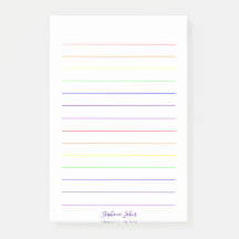 Regenbogenfarben Farbige Hübsche Niedliche Monogra