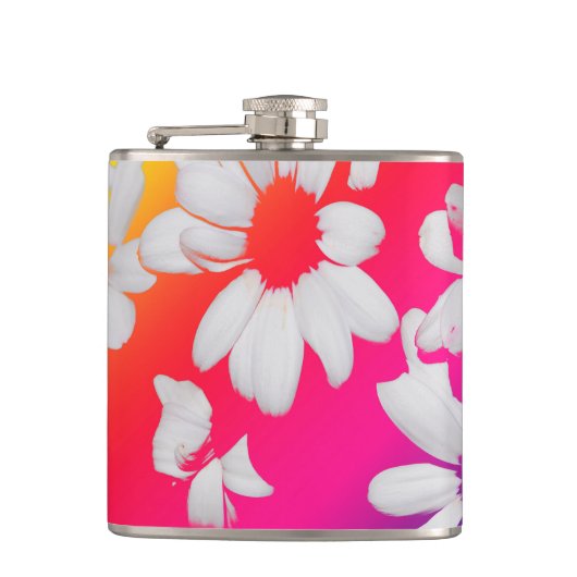 Regenbogenfarben Flachmann (Vorderseite)