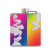 Regenbogenfarben Flachmann (Rückseite)