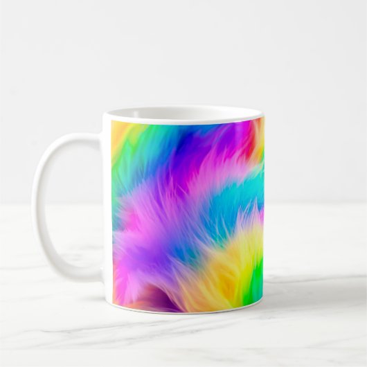 Regenbogenfarben für das Design Kaffeetasse (Links)