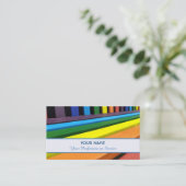 Regenbogenfarben für Maler und Farbexperten Visitenkarte (Stehend Vorderseite)