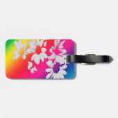 Regenbogenfarben Gepäckanhänger (Rückseite horizontal)