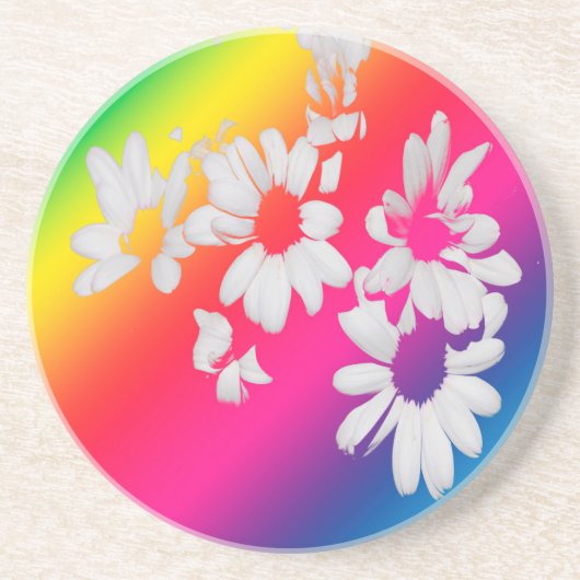 Regenbogenfarben Getränkeuntersetzer (Vorne)