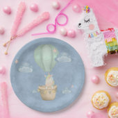 Regenbogenfarben in Ballons, Papierplatte Pappteller (Party)