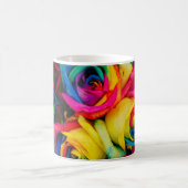 Regenbogenfarben in glorreichen Rose Kaffeetasse (Mittel)