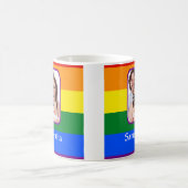 Regenbogenfarben Kaffeetasse (Mittel)