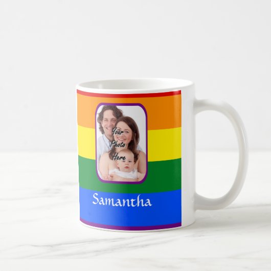 Regenbogenfarben Kaffeetasse (Rechts)