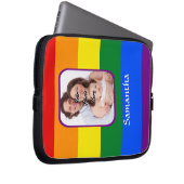 Regenbogenfarben Laptopschutzhülle (Vorne Rechts)