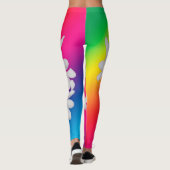 Regenbogenfarben Leggings (Rückseite)