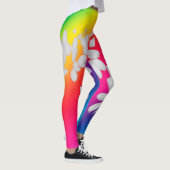 Regenbogenfarben Leggings (Rechts)