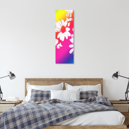 Regenbogenfarben Leinwanddruck (Insitu (Schlafzimmer))