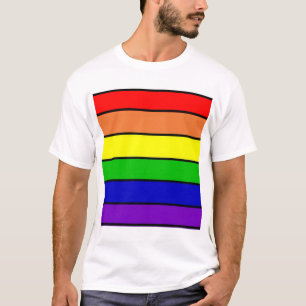 Regenbogenfarben LGBT Schwule/Queer-Shirt T-Shirt
