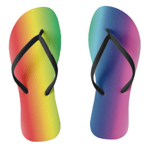Regenbogenfarben LGBT Stolz Badesandalen