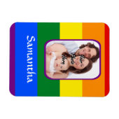 Regenbogenfarben Magnet (Horizontal)