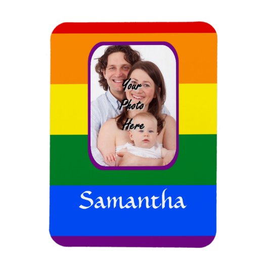 Regenbogenfarben Magnet (Vertikal)