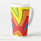 Regenbogenfarben Milchtasse (Rechte Ecke)