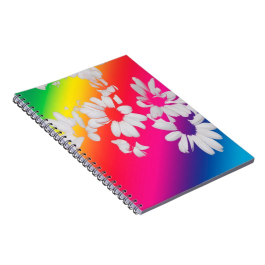 Regenbogenfarben Notizblock (Rechte Seite)