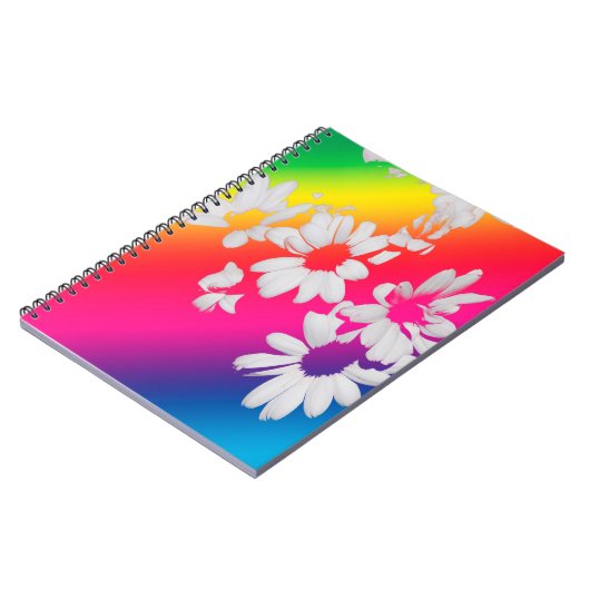 Regenbogenfarben Notizblock (Linke Seite)