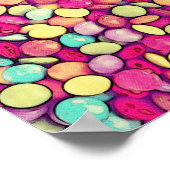 Regenbogenfarben Poster (Ecke)