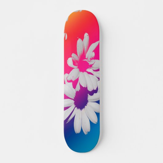 Regenbogenfarben Skateboard (Vorne)