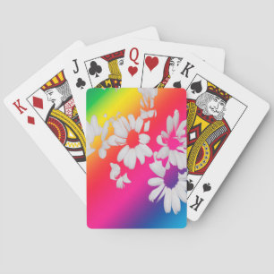 Regenbogenfarben Spielkarten