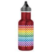 Regenbogenfarben  | Süßes für den Schulstart Edelstahlflasche (Rechts)