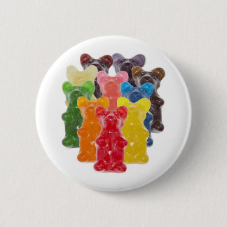 Regenbogenfarben Süßwarenliebhaber Button